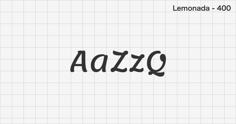 Lemonada display font text sample preview (free download)