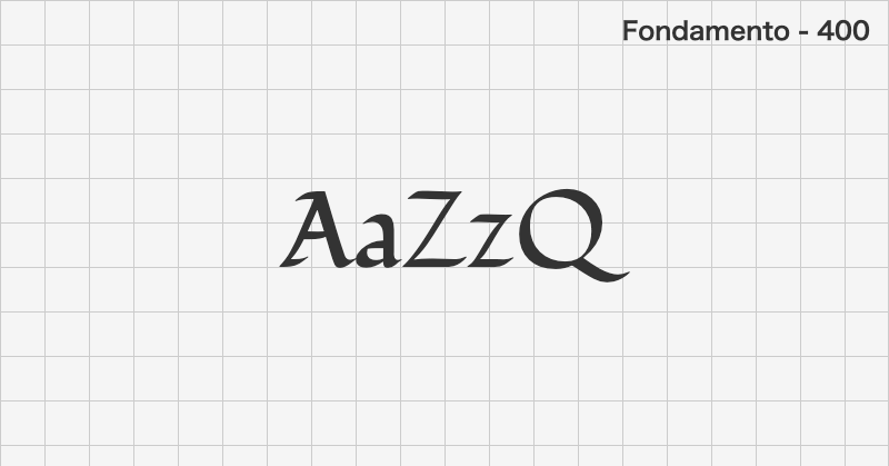 Fondamento handwriting font text sample preview (free download)