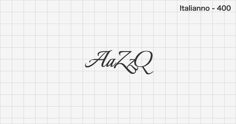 Italianno handwriting font text sample preview (free download)