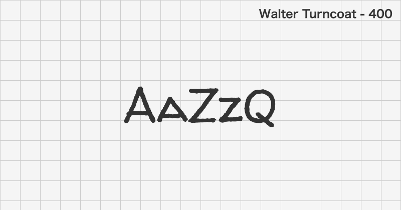 Walter Turncoat handwriting font text sample preview (free download)