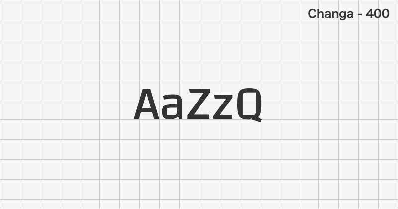 Changa sans-serif font text sample preview (free download)