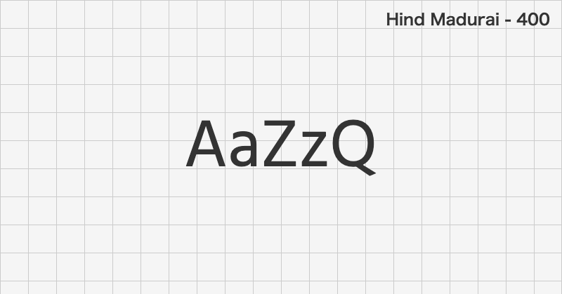 Hind Madurai sans-serif font text sample preview (free download)