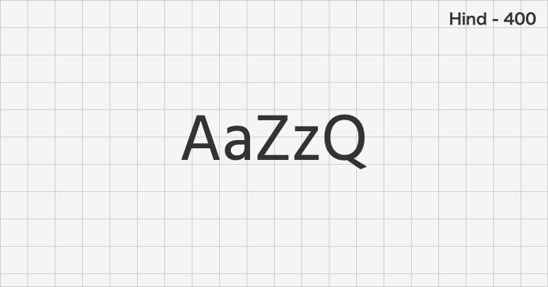 Hind sans-serif font text sample preview (free download)