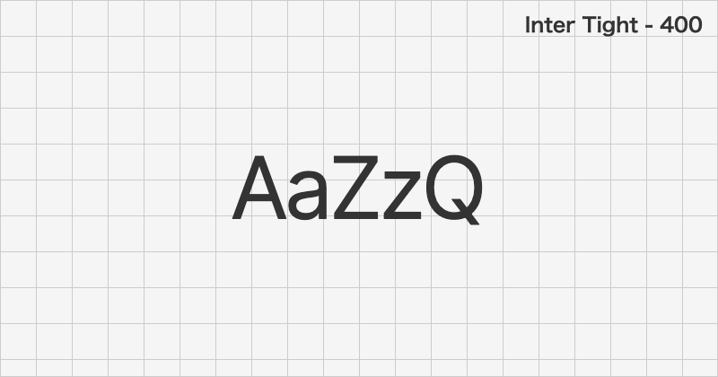 Inter Tight sans-serif font text sample preview (free download)