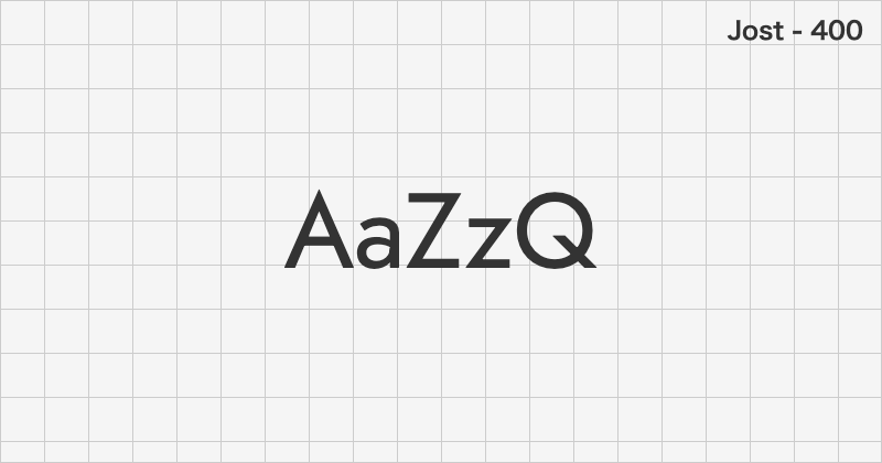 Jost sans-serif font text sample preview (free download)