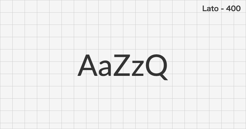 Lato sans-serif font text sample preview (free download)