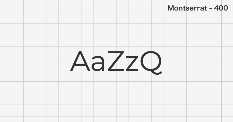 Montserrat sans-serif font text sample preview (free download)