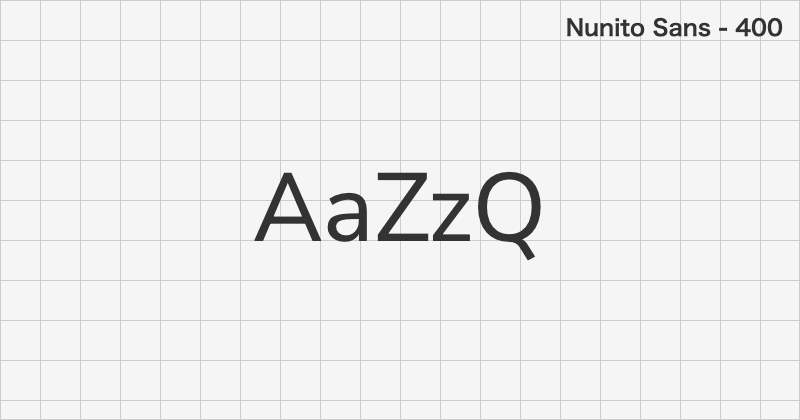 Nunito Sans sans-serif font text sample preview (free download)