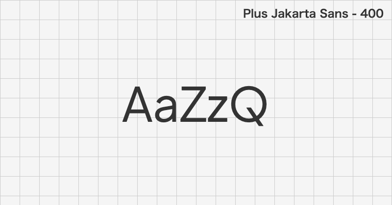 Plus Jakarta Sans sans-serif font text sample preview (free download)