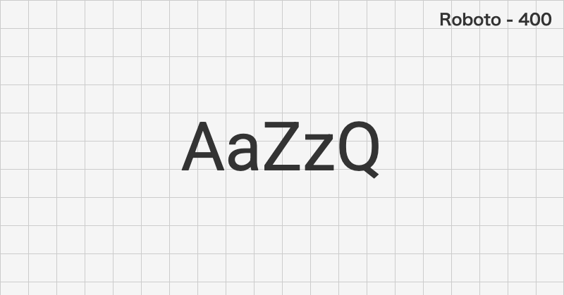 Roboto sans-serif font text sample preview (free download)