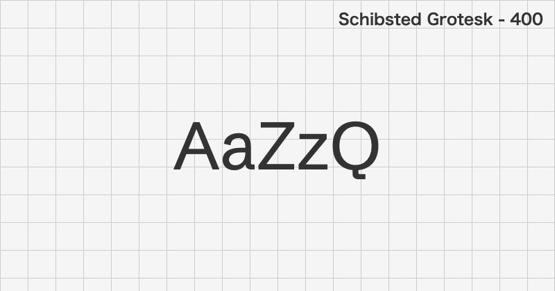 Schibsted Grotesk sans-serif font text sample preview (free download)