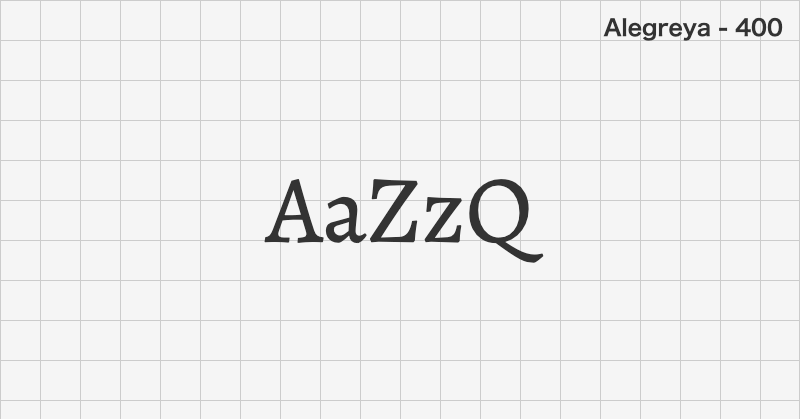 Alegreya serif font text sample preview (free download)