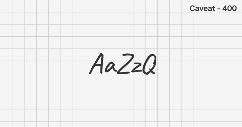 Caveat 手書きフォントの文字見本 (無料ダウンロード)